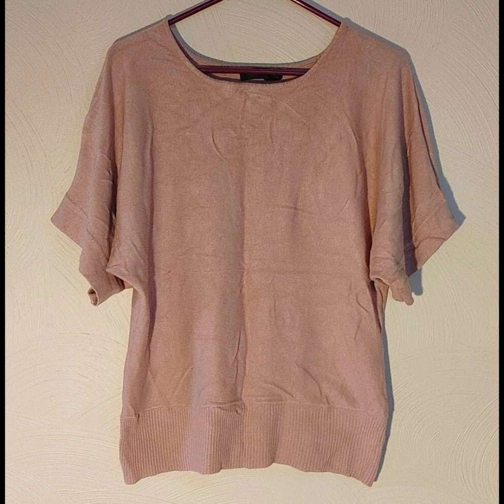 Dolman Sleeve Tan Sweater